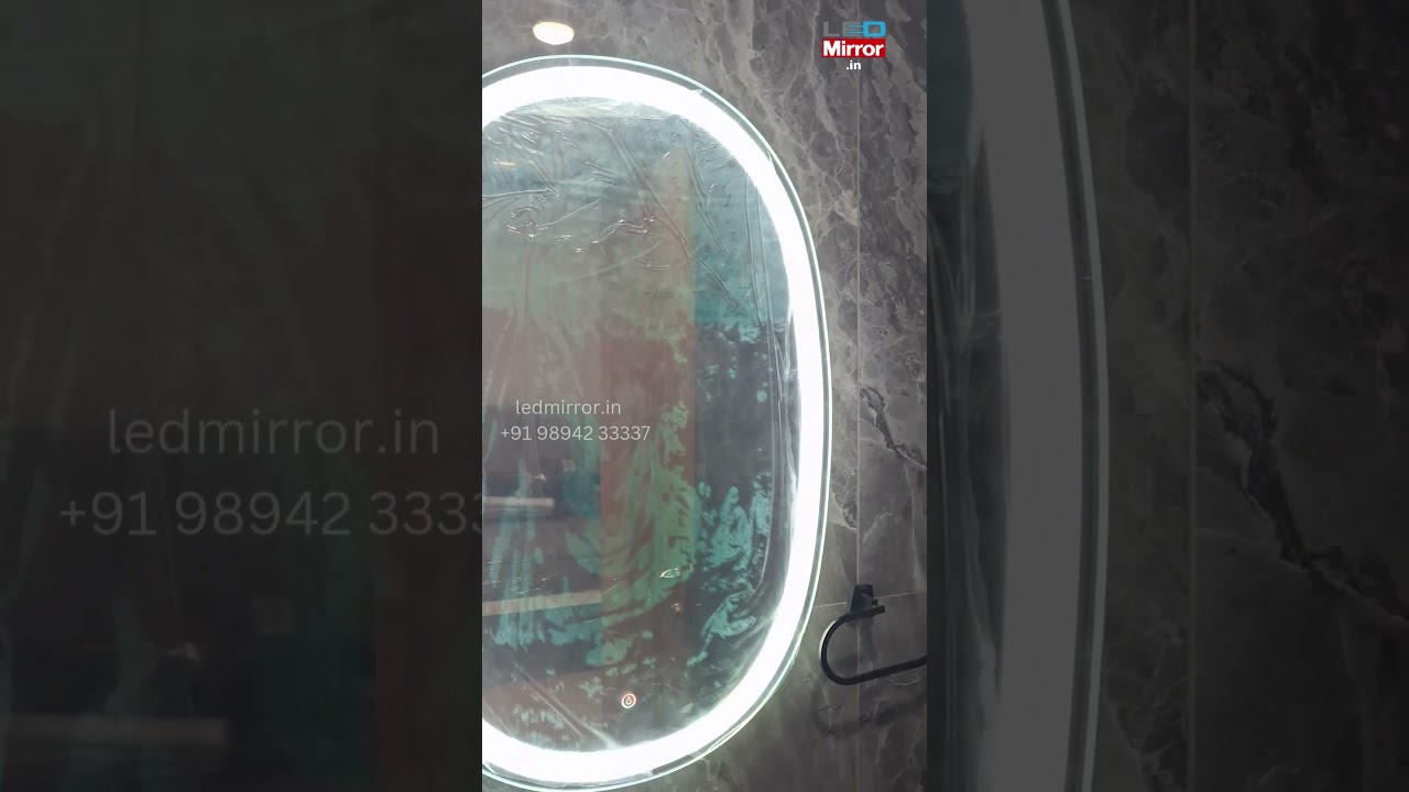 "Elegant Oval LED Bathroom Mirror for Modern Homes | Shop at LEDMirror.in" 