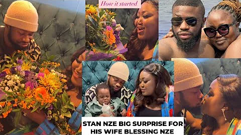 See how Stan Nze & wife blessing Nze celebrated their 3rd year anniversary