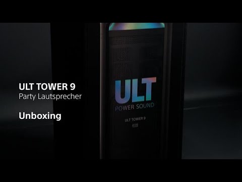 Unboxing: Sony ULT TOWER 9 Lautsprecher