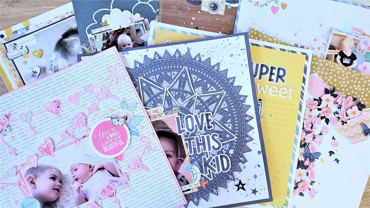 Project Share | Scrapbook Layouts | Jan – Mar 2020