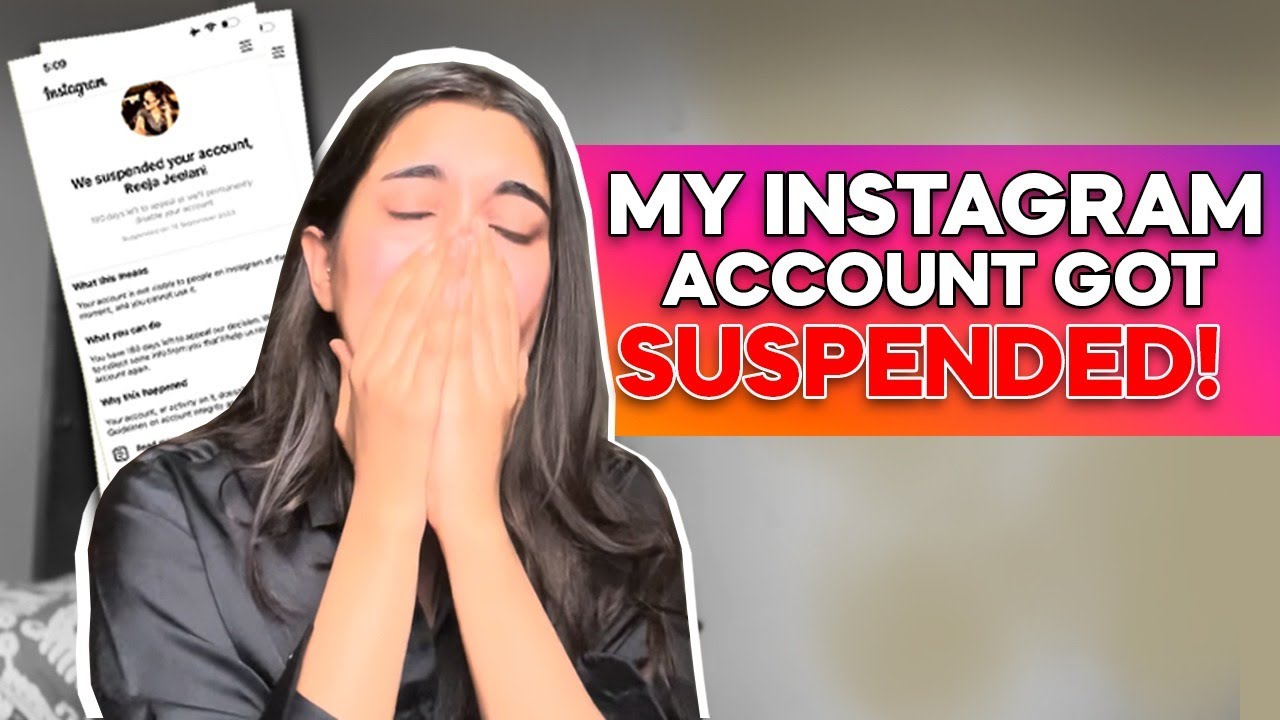 MY INSTAGRAM ACCOUNT GOT SUSPENDED! ( whole story ) - YouTube