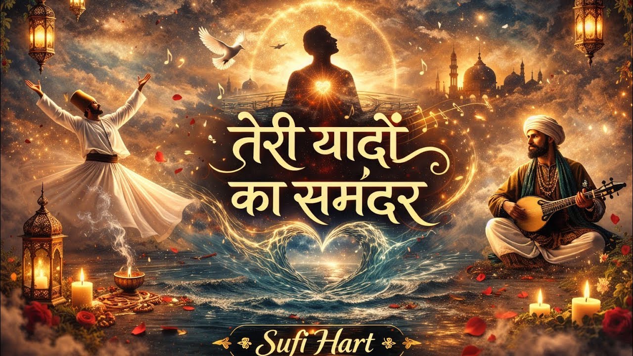 तेरी यादों का समंदर | Sufi Hart – Soulful Sufi Love Melodies | Heart-touching Sufi song
