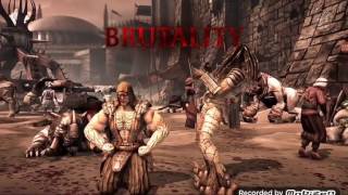 Mortol kombat x фаталити бруталити  Джейсон вурхиз Таня кобудзуца хищник тремор