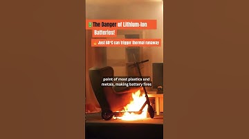 🔥 Lithium-Ion Batteries: A Fire Hazard You Didn’t See Coming! ⚠️🔋 #automobile  #batteries