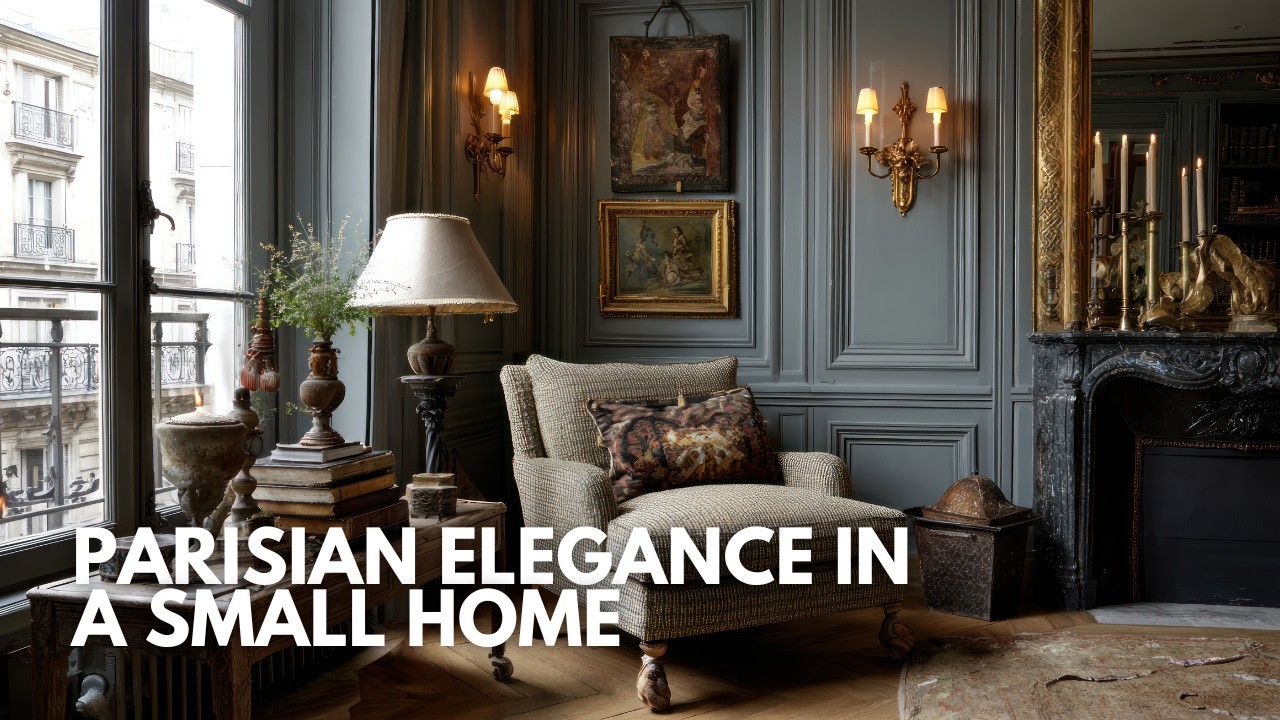The Art of Parisian Apartment Lighting: Creating Ambiance with Antique Sconces and Gilt Mirrors
