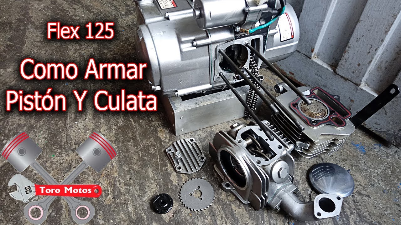 AKT Flex 125 Como Armar Cilindro Culata Y Coger El Tiempo