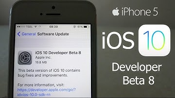 iOS 10 Beta 8 on iPhone 5 Review