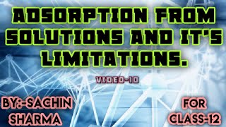 Famous Adsorption from solutions and it's limitations. Net Worth