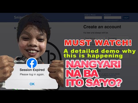 Facebook Session Expired - Paano nga ba ito nangyayari?