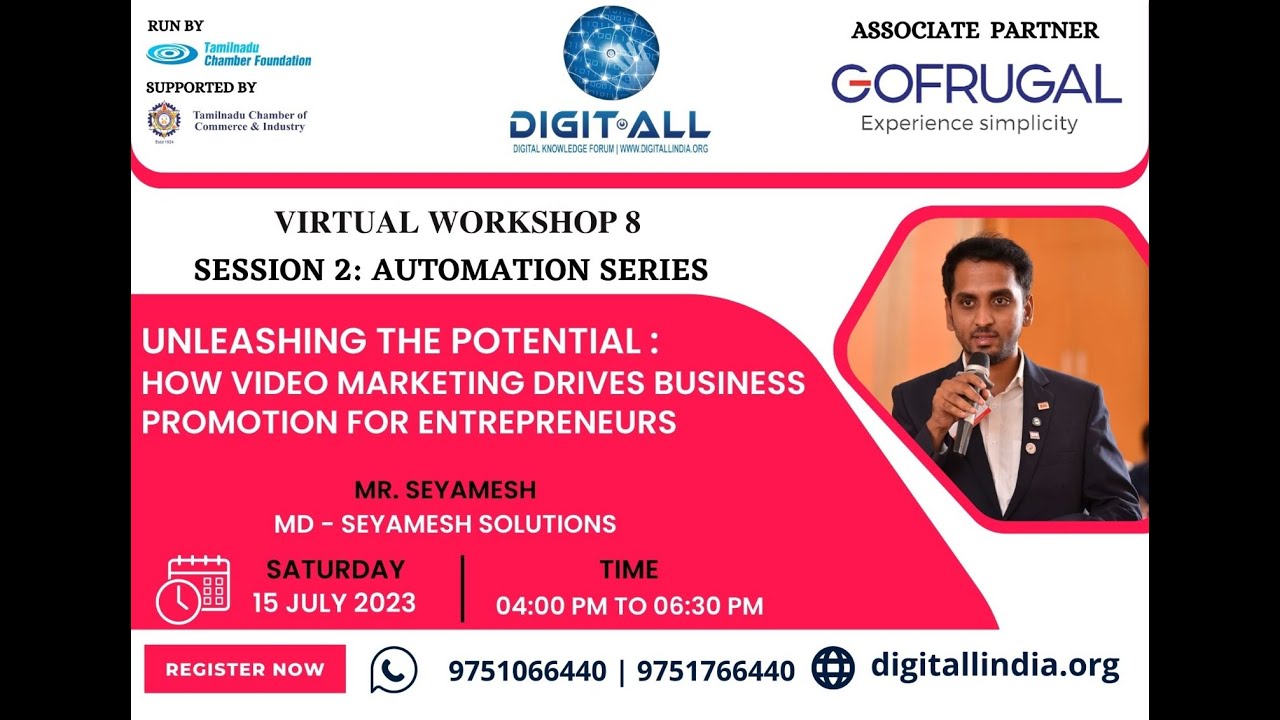 Automation Series 8 : How Video Marketing Drives Business Promotion for Entrepreneurs