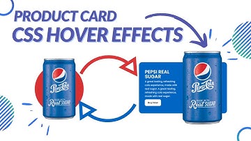 CSS Product Card With Hover Effects | @Pepsi Product Card