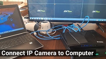 View CCTV cameras on a computer through web browser over a local area network using zkteco nvr