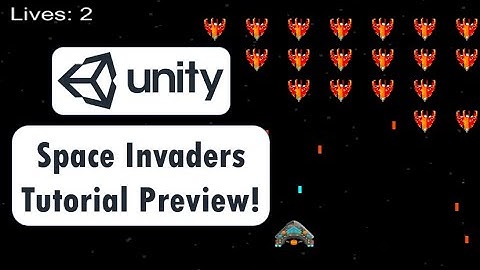 Space Invaders Preview - Unity 2D