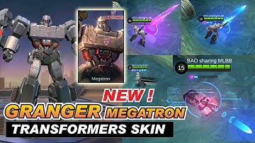 GRANGER Transformers Skin ( MEGATRON ) Effect with SLOW MOTION MLBB x Transformers Event script 2021