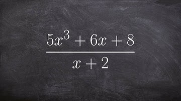 How to divide polynomials using synthetic division