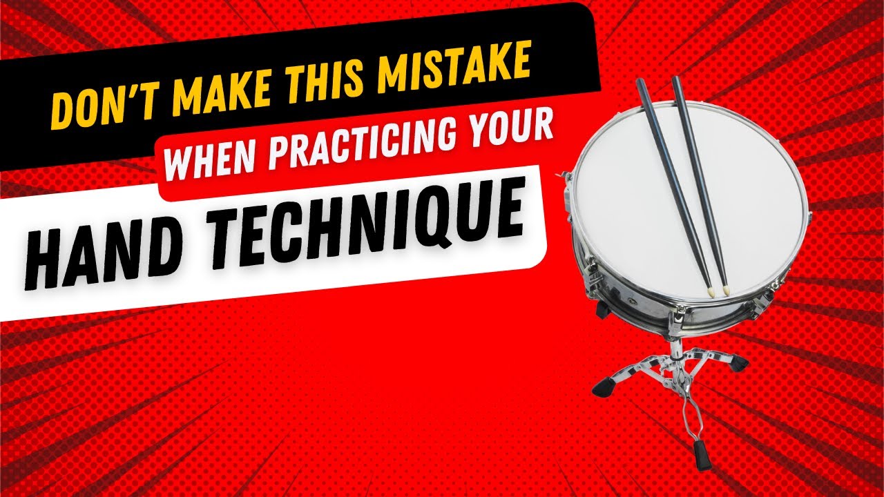 Drumming Hand Technique Don't Waste Hours Doing THIS! YouTube