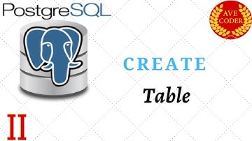 02 - CREATE TABLE, DROP TABLE - PostgreSQL for Beginners