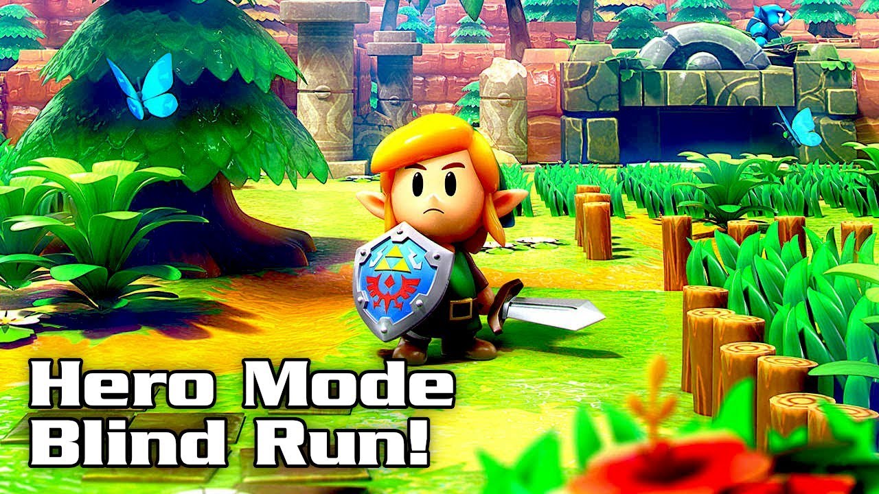 Legend Of Zelda Link's Awakening Hero Mode Blind Run YouTube