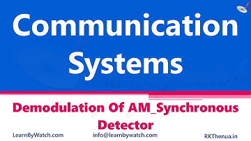 Demodulation of DSB SC Synchronous Detector | Hindi/Urdu | Communication System by Raj Kumar Thenua