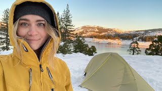 Solo Winter Camping With No Fire | Staying Warm in Freezing Temps
