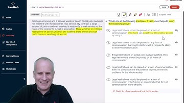 Justifying LSAT Reasoning w/ a Principle = Fancy Strengthen w/ LawHub Logical Reasoning Drill Set 11