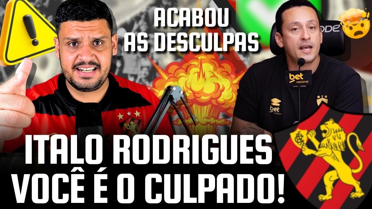 AMADORISMO PURO! SPORT É GOLEADO E VÍDEO EXPÕE BASTIDORES TENSOS! - VOU FALAR SÓ VERDADES!