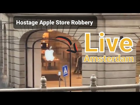 LIVE OVERVAL Apple STORE GIJZELING leidseplein Afgezet!