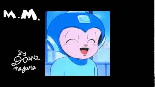 Mega Man Upon A Star Logo Recreated Pixel Animation 3D Gles Required