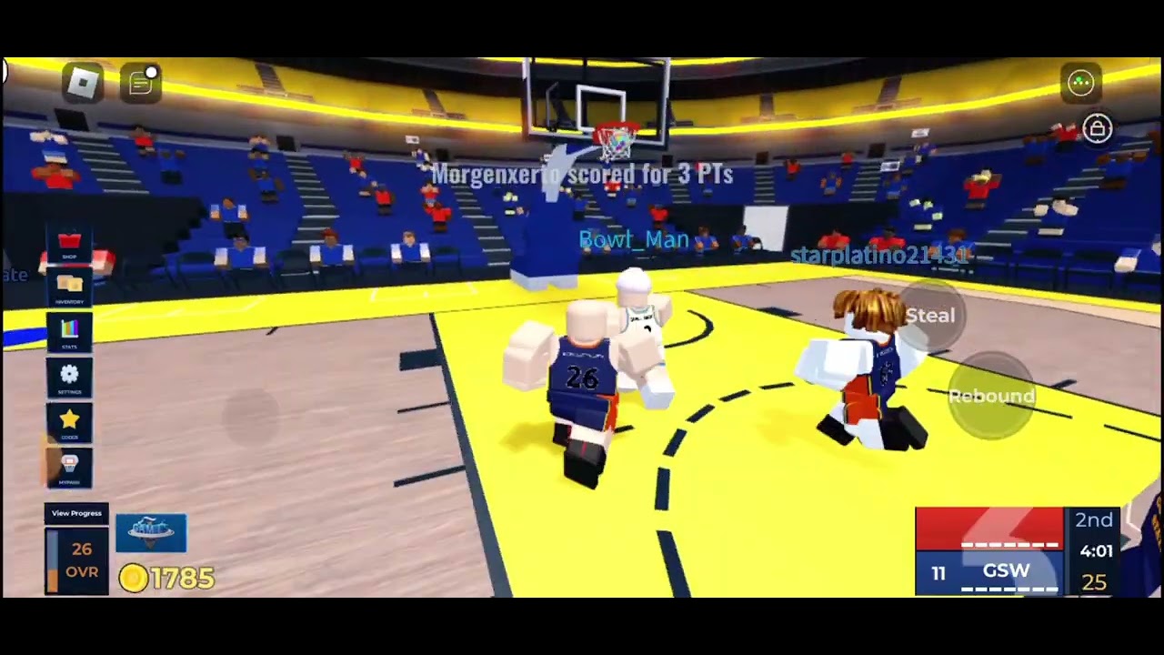playing basketball on roblox part 1 - YouTube