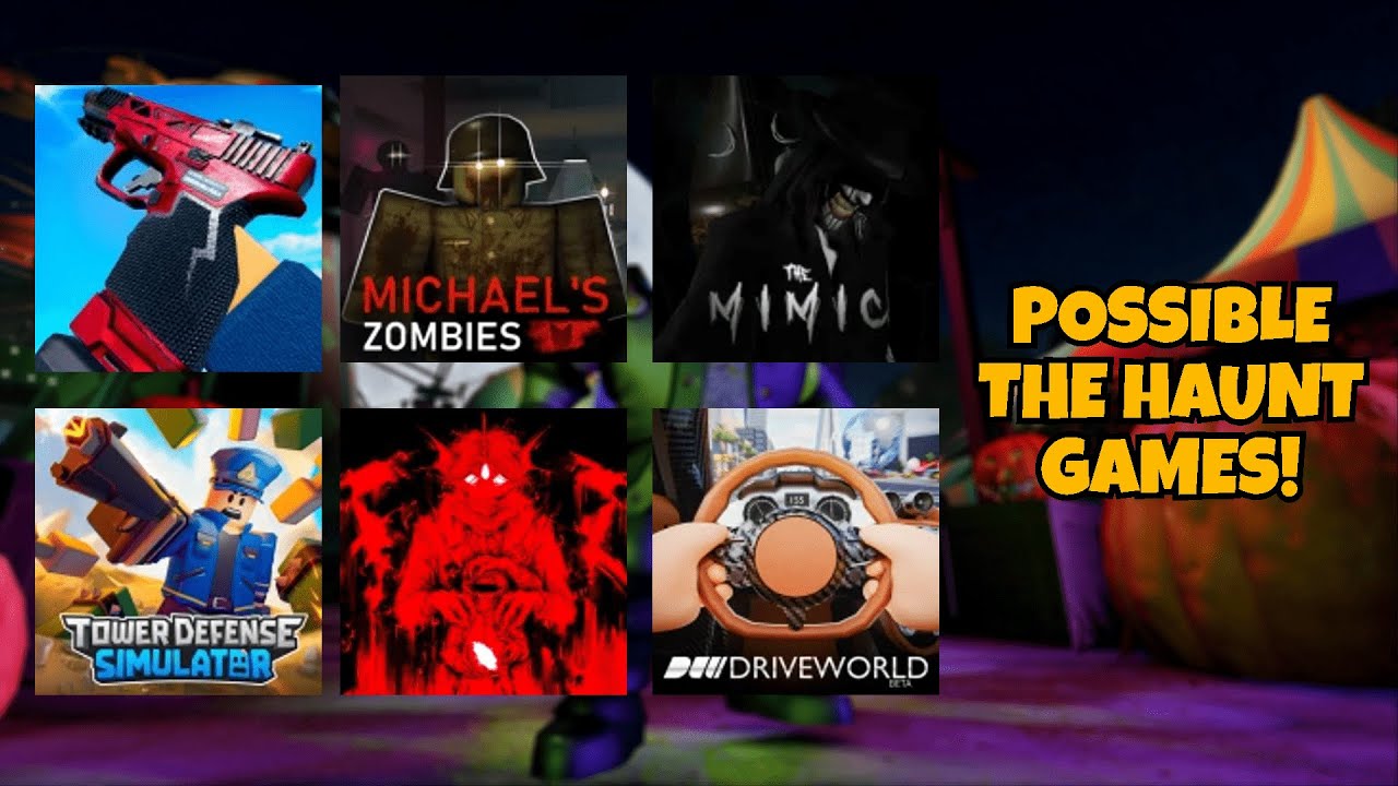 UPDATED All Possible Roblox The Haunt Event Games YouTube 