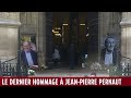 Dernier hommage  jeanpierre pernaut avec mdrucker n sarkozy