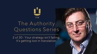 The PATH 2 SCALE. Your strategy isn't failing. Its getting lost in translation.