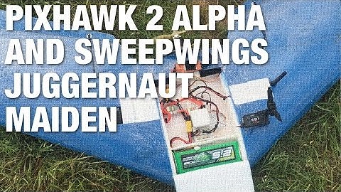 Pixhawk 2 Alpha w/ SweepWings Juggernaut Maiden Flight