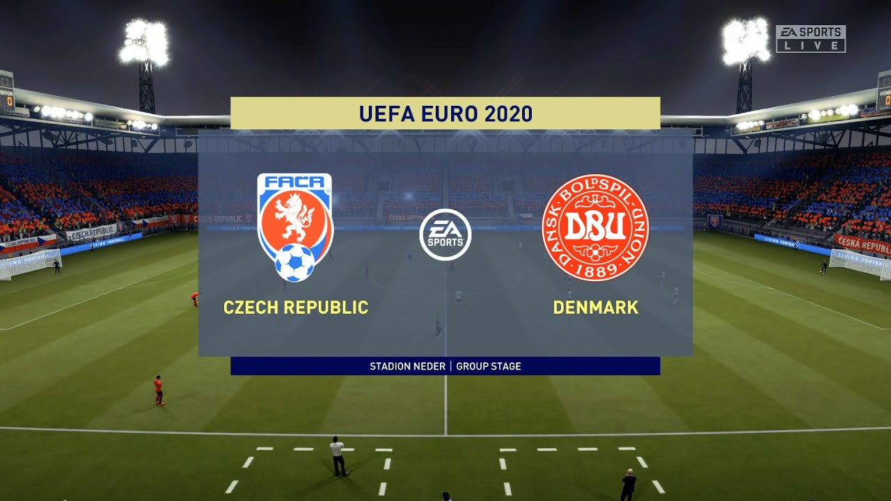 FIFA 21 | UEFA Euro 2020 deduction | Czech Republic vs. Denmark @ Baku Olympic Stadium [1080p60]