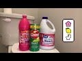 🌸🍋 Pink ASMR Toilet Cleaning pt.4! w/ Floral Cloralen, Lemon Comet, &amp; Meadow Low Splash Bleach 🍋🌸