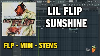 Lil Flip - Sunshine (FL Studio Remake) FLP + MIDI + STEMS