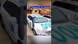 UN Convoy Targeted by Russian FPV Drones in Kherson