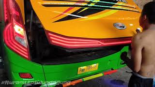 SETIA Pasang RGB BAGASI   STROBO RGB DUO ARDUINO Atas Bawah JETBUS HDD3   by Nurani LED Tulungagung