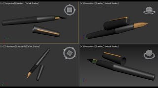 15 -  INK PEN MODELLING 3DS MAX