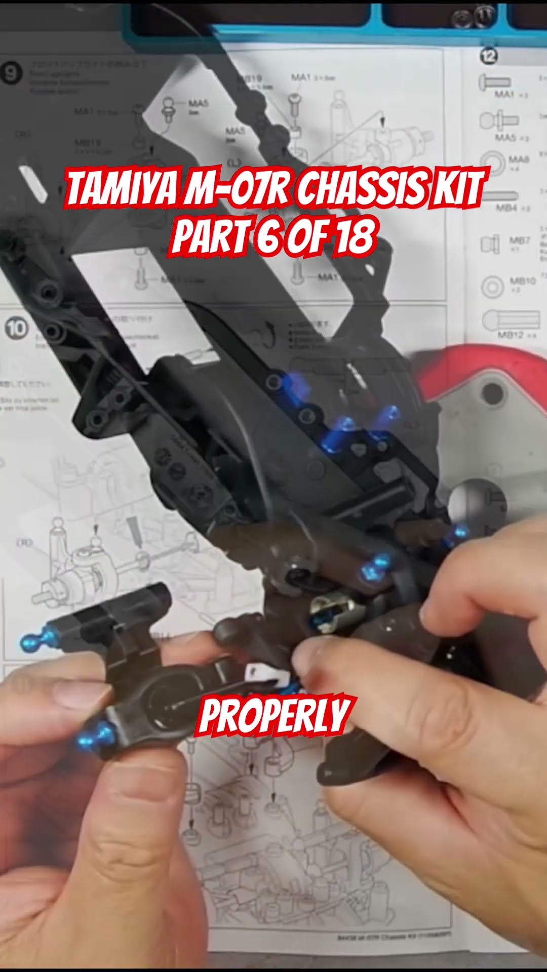 Part 6 of 18 - Tamiya M-07R Chassis Kit - YouTube