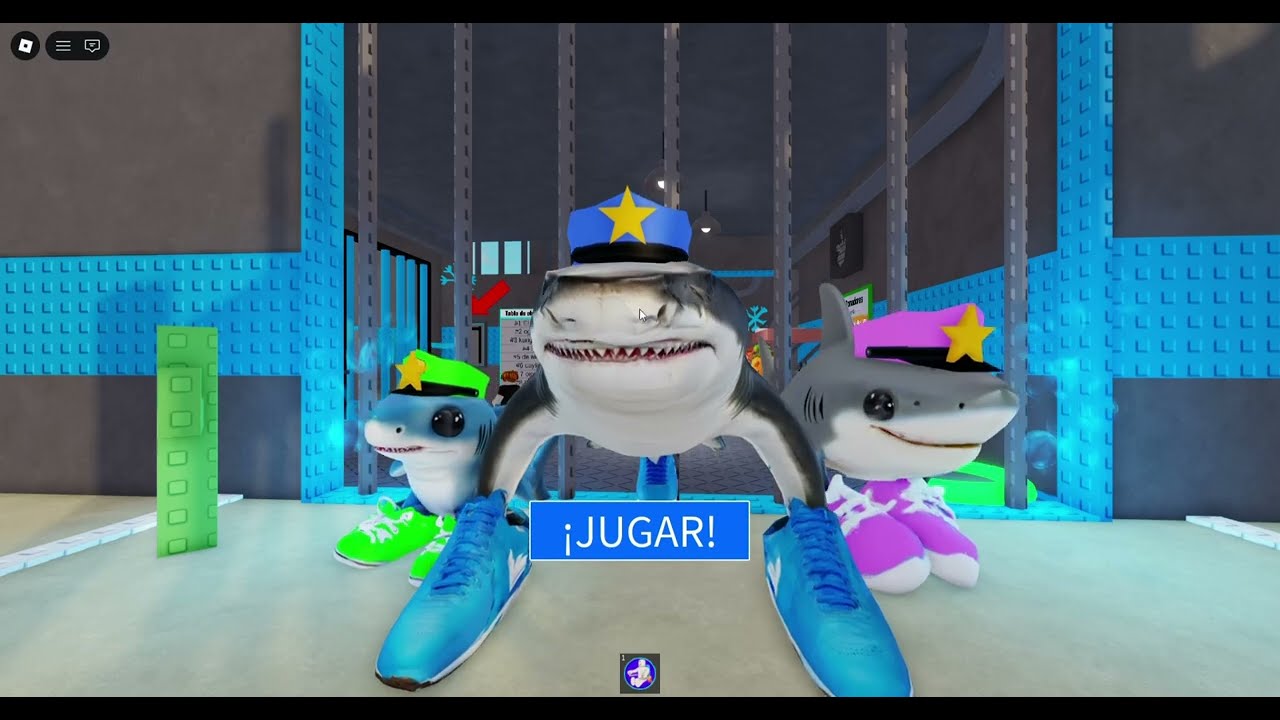 Escape from !Tralalero brainrots family prison run escape! OBBY Roblox Gameplay Walkthrough HD