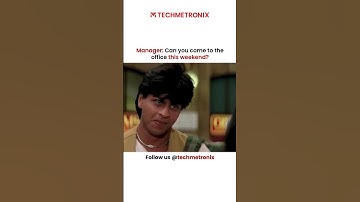 Manager Asking Me to Work on the Weekend Be Like… 😭💼