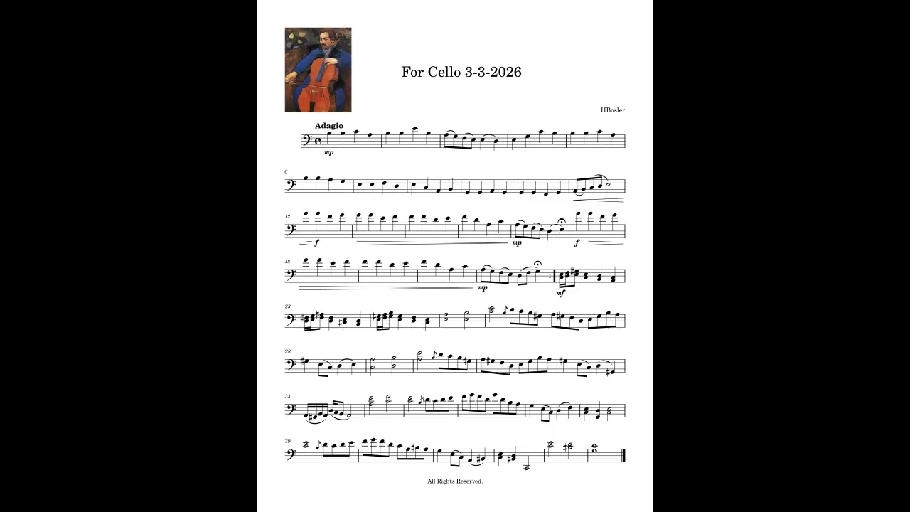 For Cello 3-3-2026