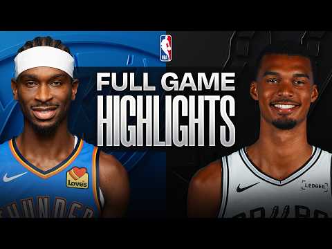 Game Recap: Thunder 116, Spurs 104