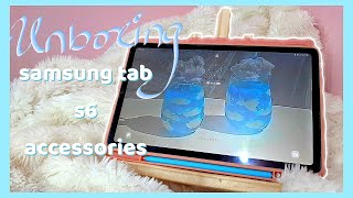 chill unboxing accessories for samsung tab s6 lite how to have an aesthetic tabl