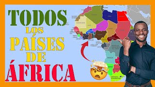 ✅✅✅PAÍSES y capitales de ÁFRICA - MAPA político de ÁFRICA