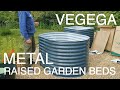 Vegega Garden Raised Beds 32&quot; Corrugated Metal Raised Beds
