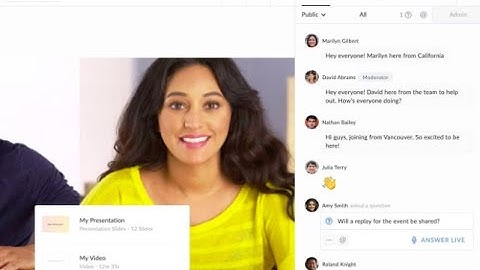 Demio Virtual Classroom - Webinar, Student View