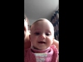 Laughing baby girl