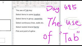 Everyday Revit (Day 485) - The use of Tab key in Revit
